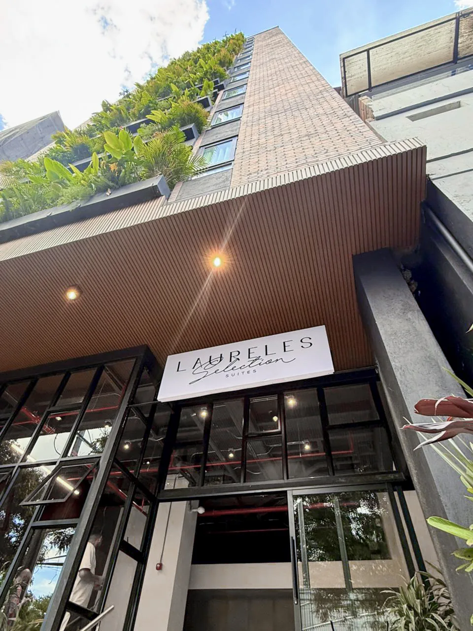 Varanda privativa de uma suite com vista para Laureles, Medellín